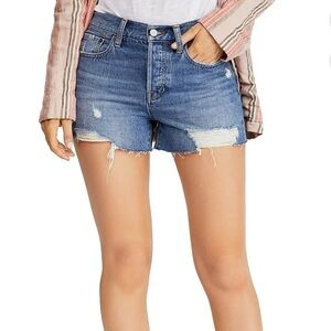 We The Free Women’s Cut Off Distressed Denim Shorts